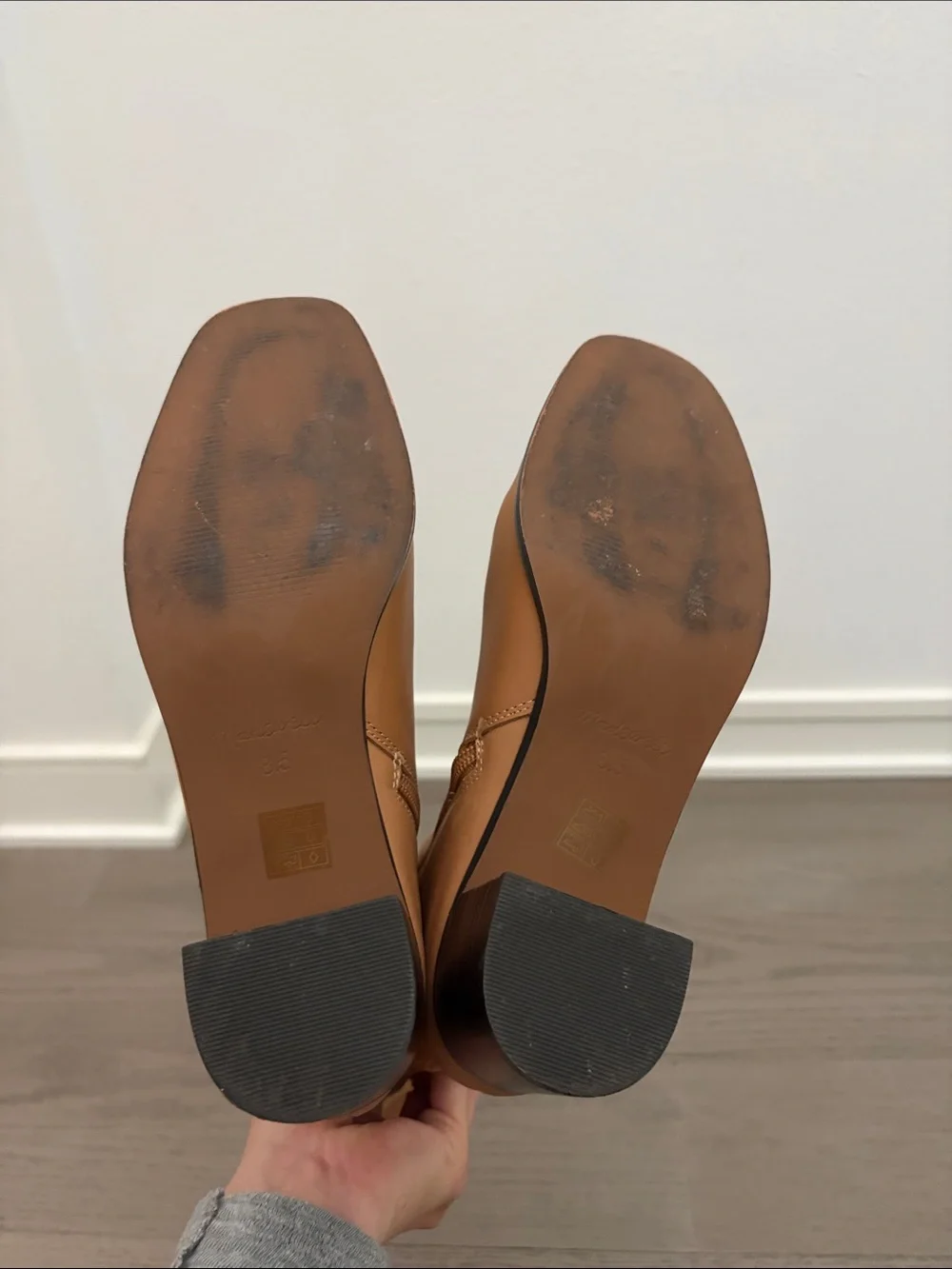 Madewell Monterey Knee-High Leather Boots 8.5 “Frye Campus Dupe”